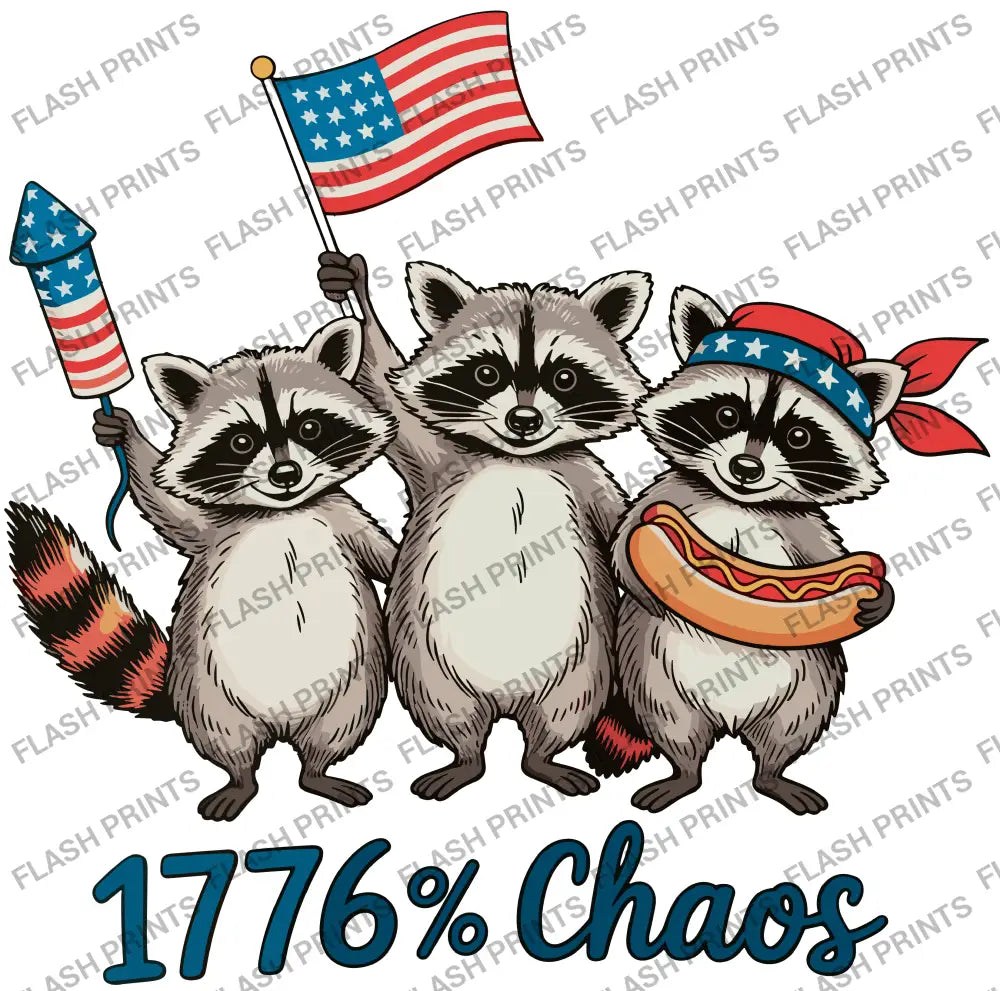 1776% Chaos Raccoons - Adult