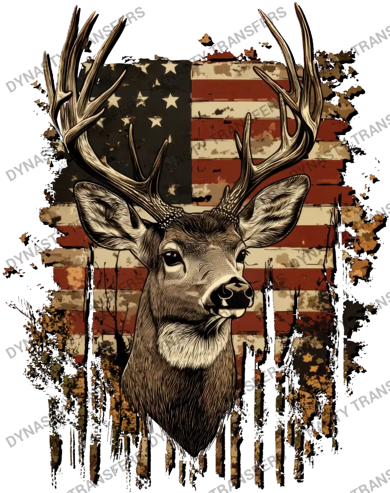 American Flag Deer