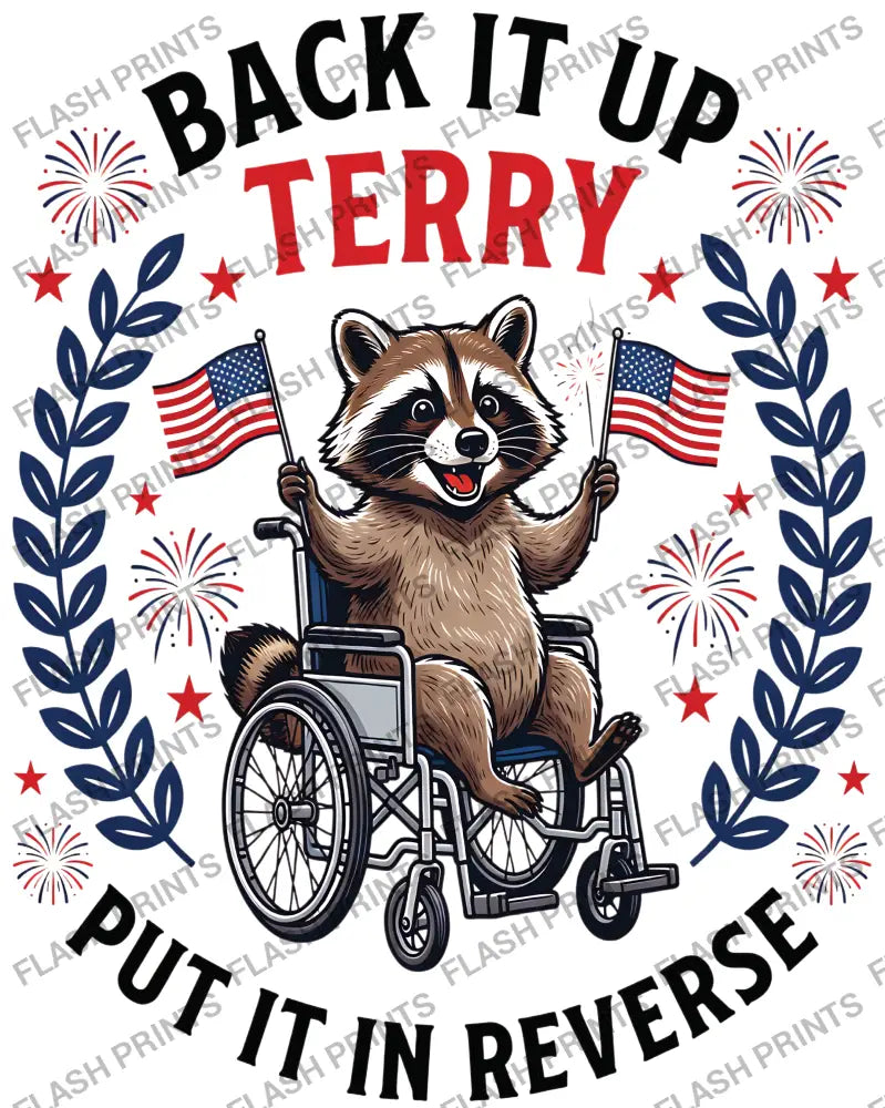 Back It Up Terry Freedom Raccoon - Adult