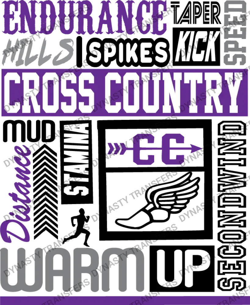 Cross Country Typography