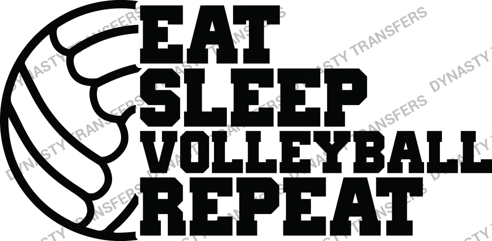 Eat Sleep Volleyball Repeat