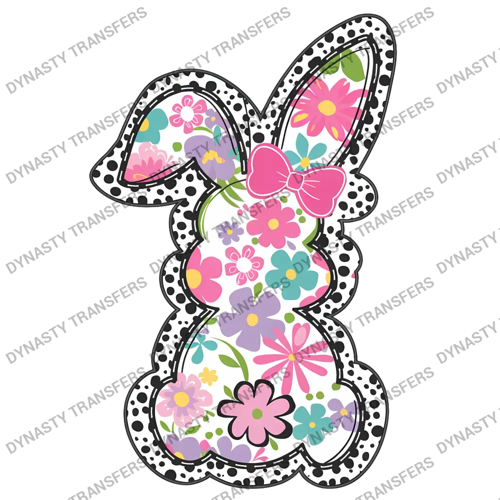 Floral Easter Bunny