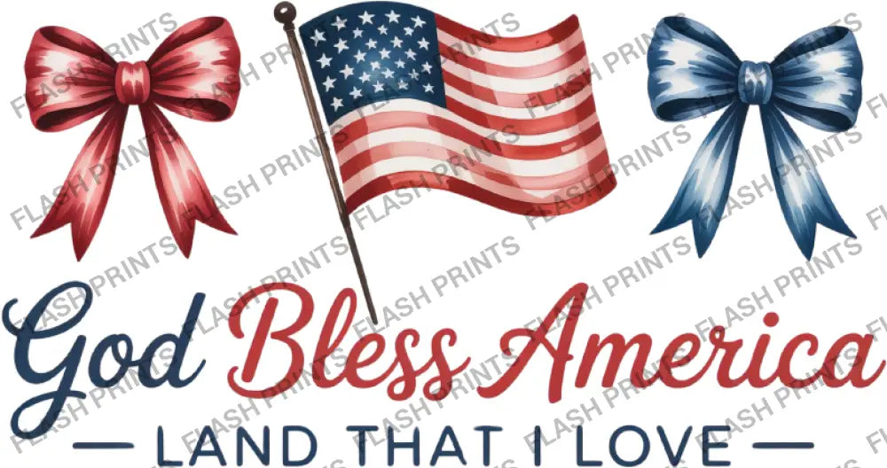God Bless America Bows & Freedom - Adult