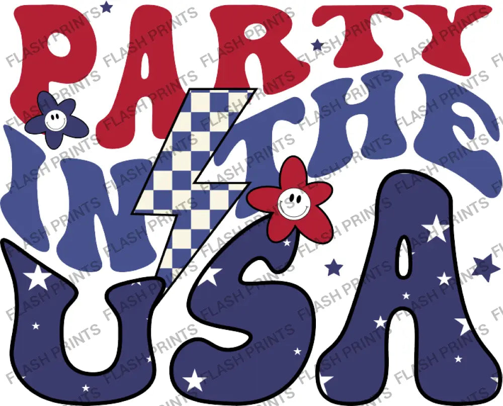 Groovy America Vibes Peace Star - Adult