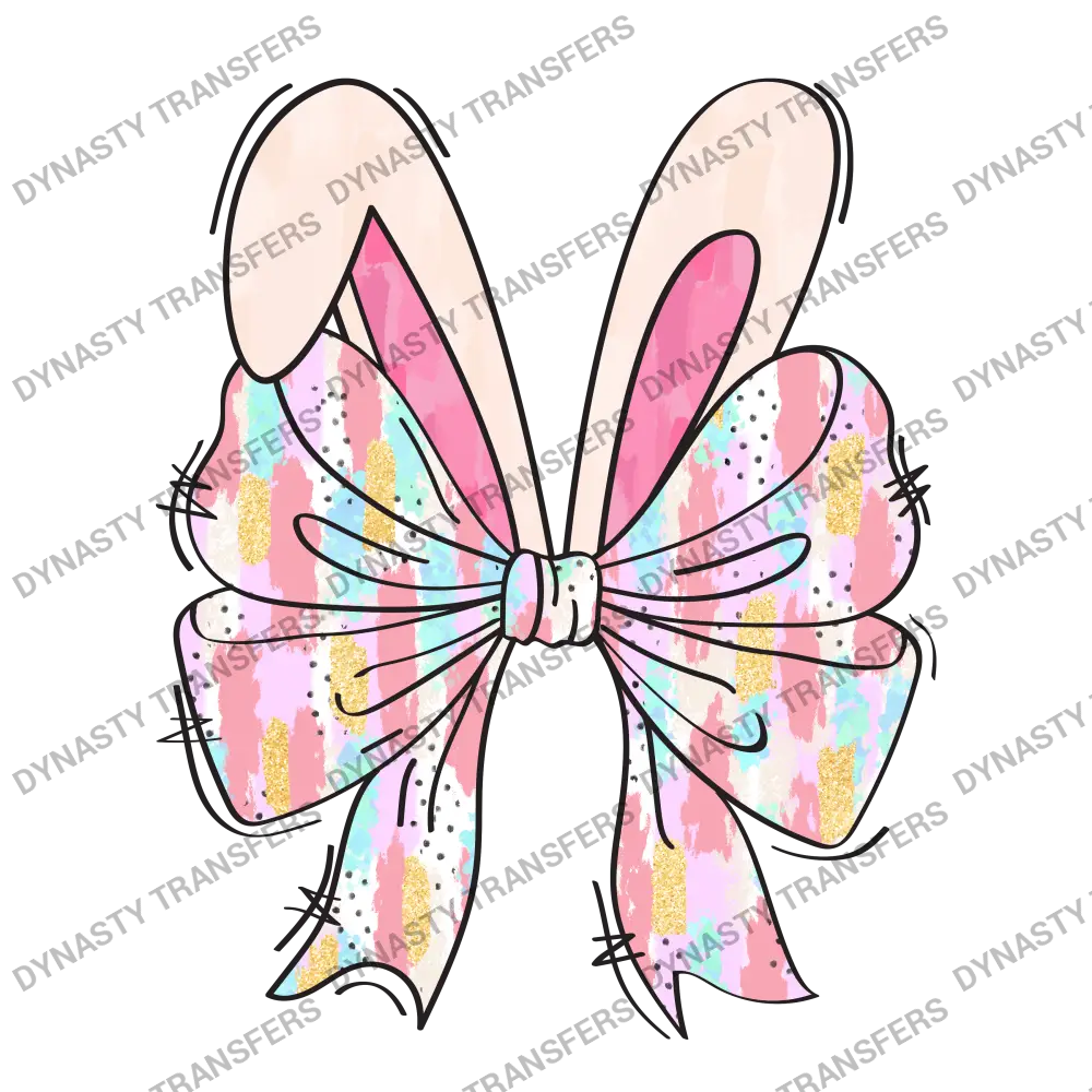 Pastel Bunny Bow