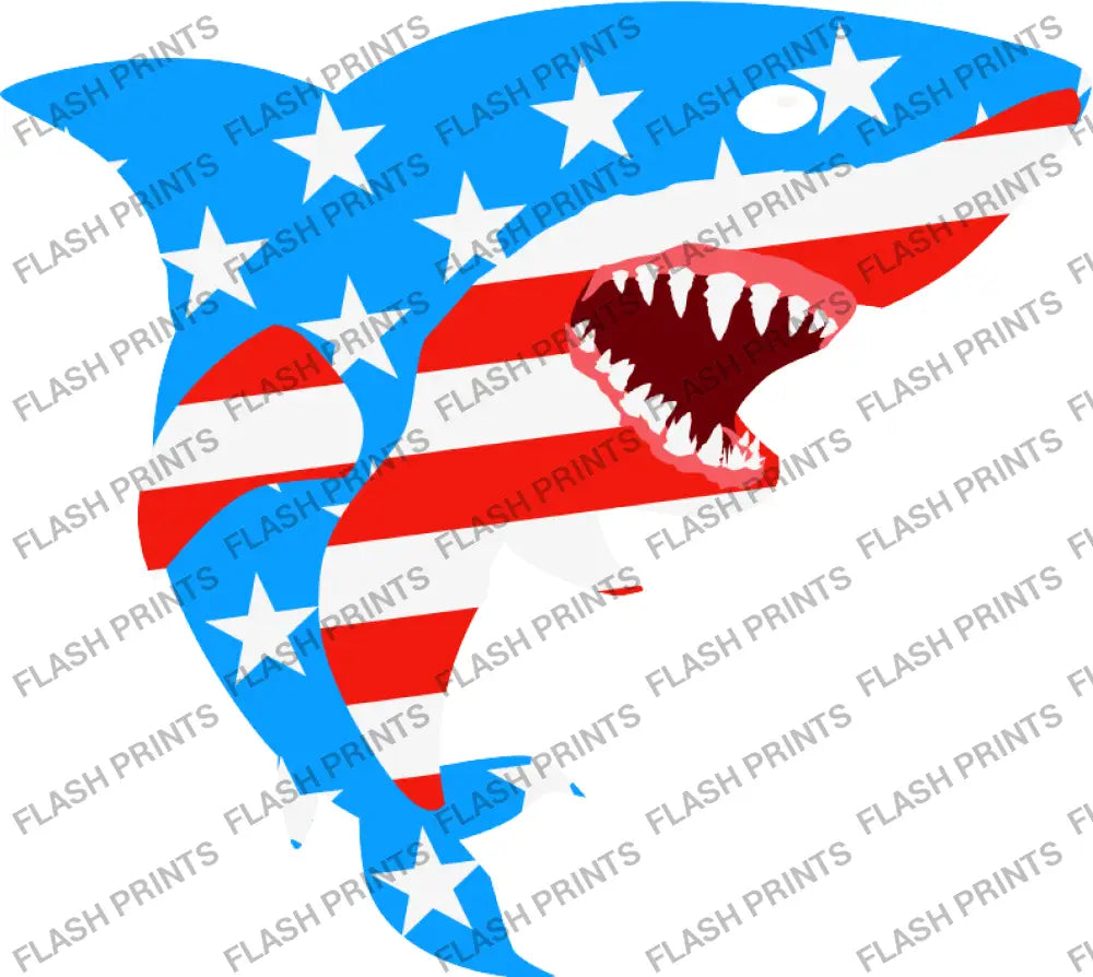 Patriotic Shark Bite - Adult