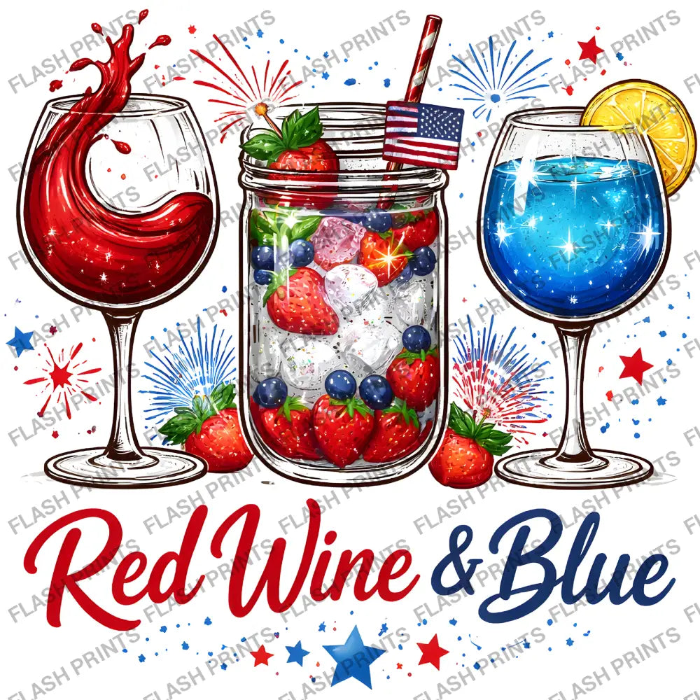 Red Wine And Blue - Adult