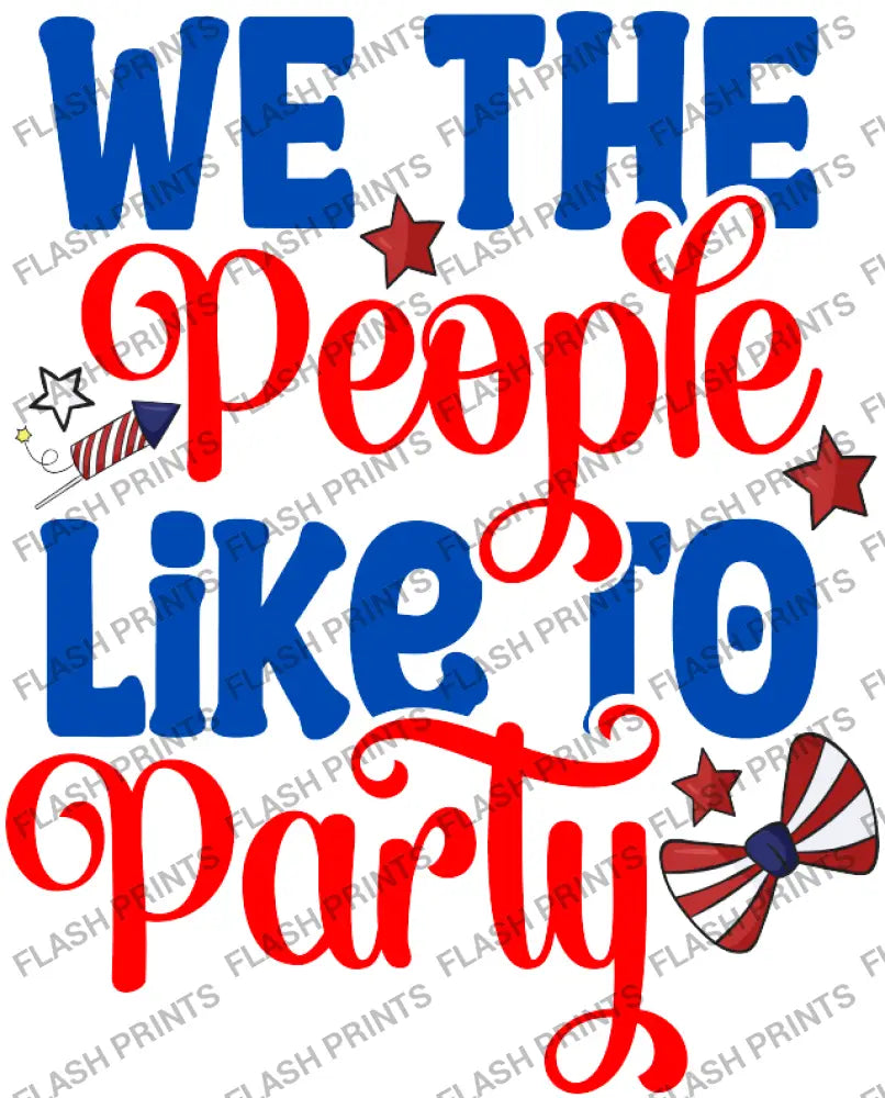 We the People Party Crew - Adult