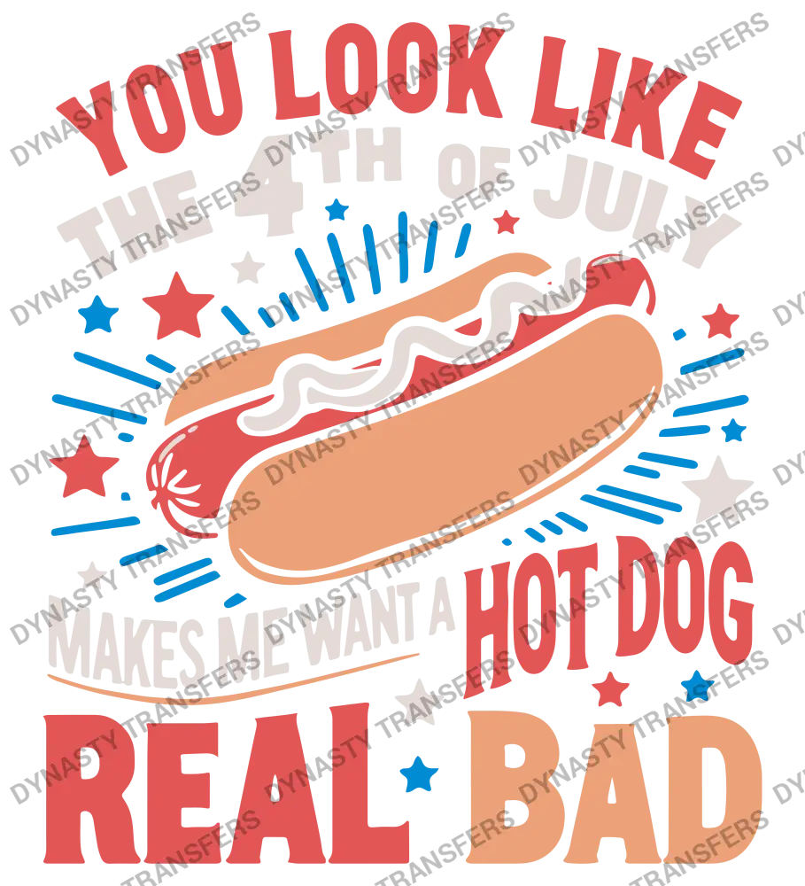 You look like the 4th of July