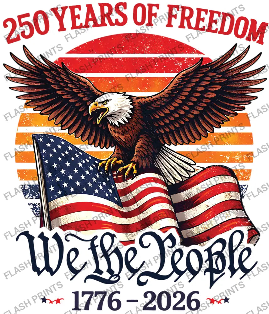 250 Years We The People Eagle - Adult