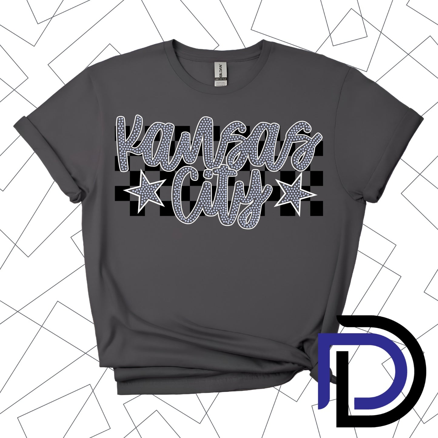 KC Checkered Spangle + DTF