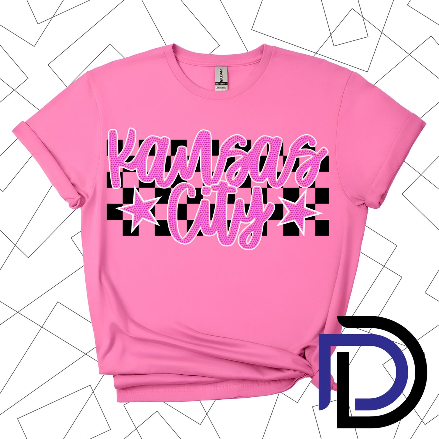 KC Checkered Spangle + DTF