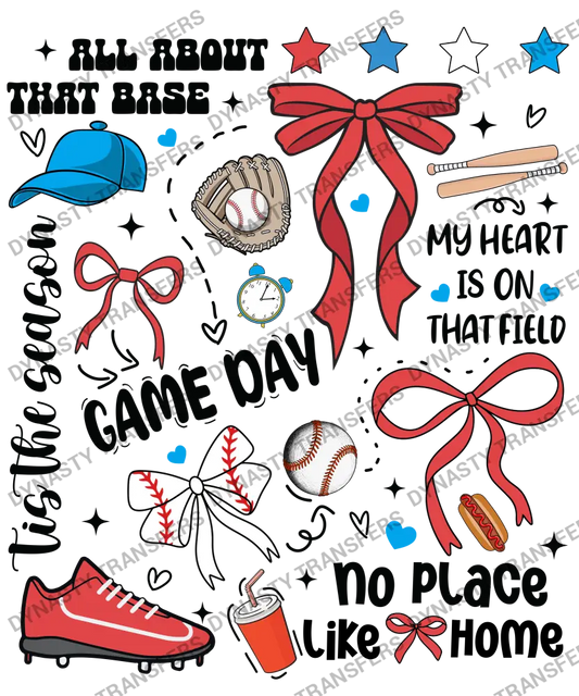 Baseball Game Day Doodle