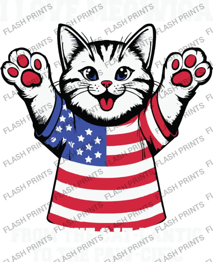 Cat-Lantic Paw-Cific Patriot - Adult