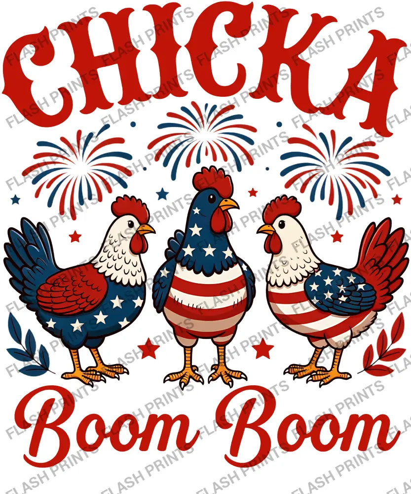 Chicka Boom Boom Patriotic Chickens - Adult