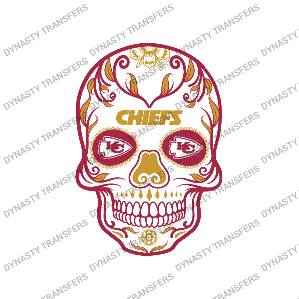 Chiefs - Skull Custom T-Shirt