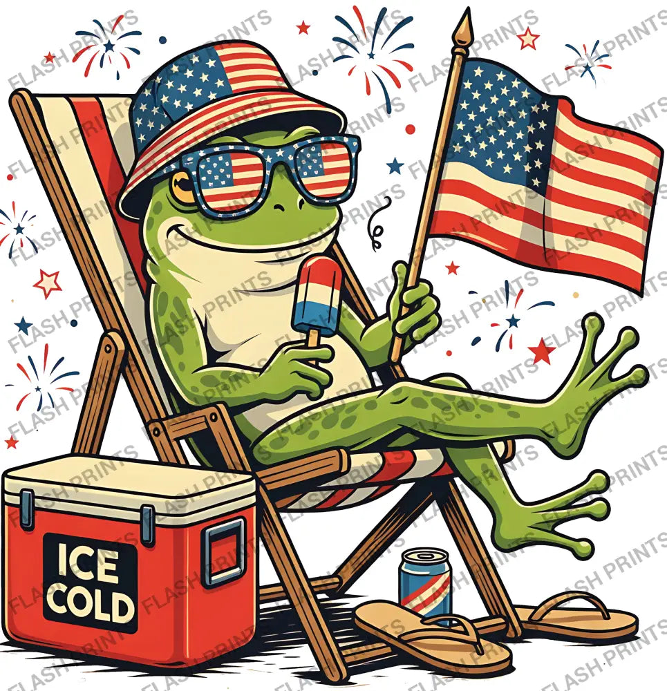 Chill Frog Freedom Vibes - Adult