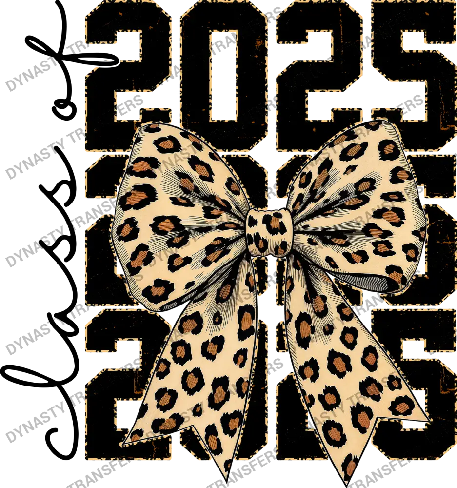 Class of 2025 Leopard Bow