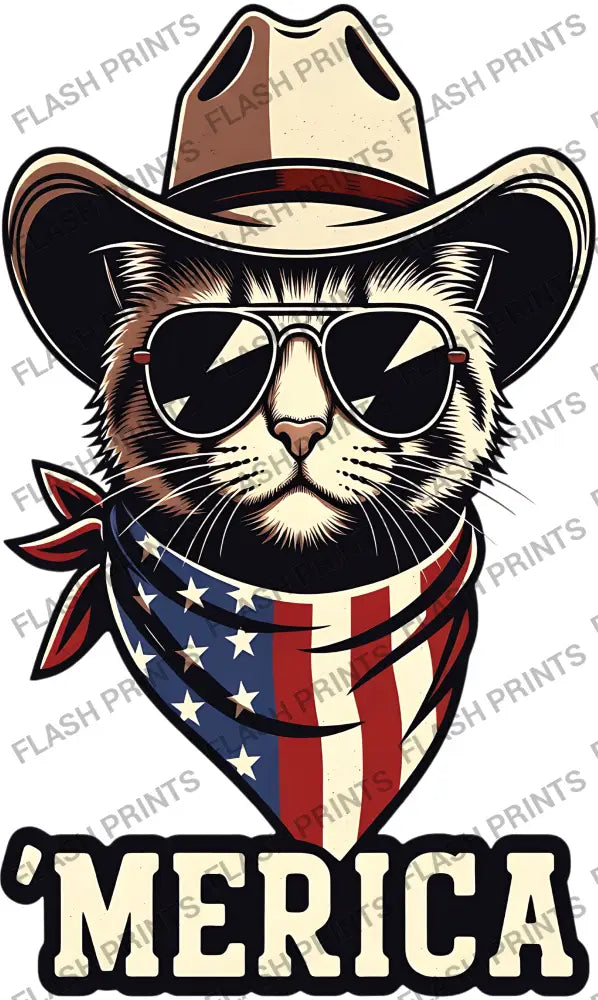 Cowboy Cat Merica - Adult