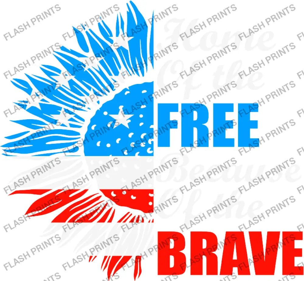 Free Because of the Brave Sunflower - Adult