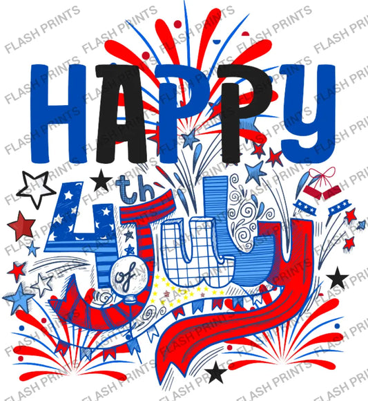 Happy 4th Fireworks Celebration - Adult