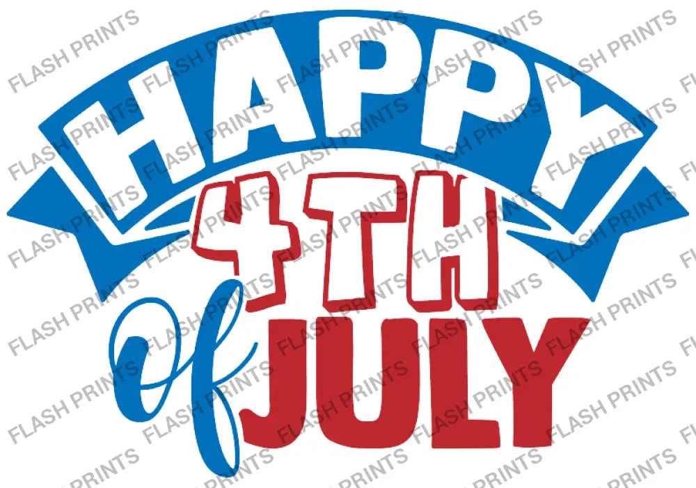 Happy 4th of July Banner - Adult