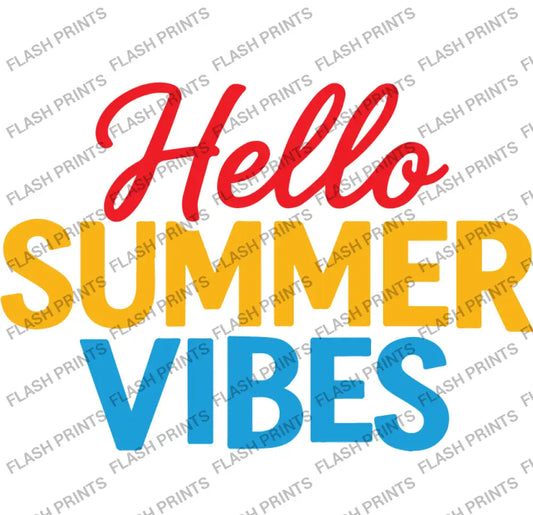 Hello Summer Vibes - Adult