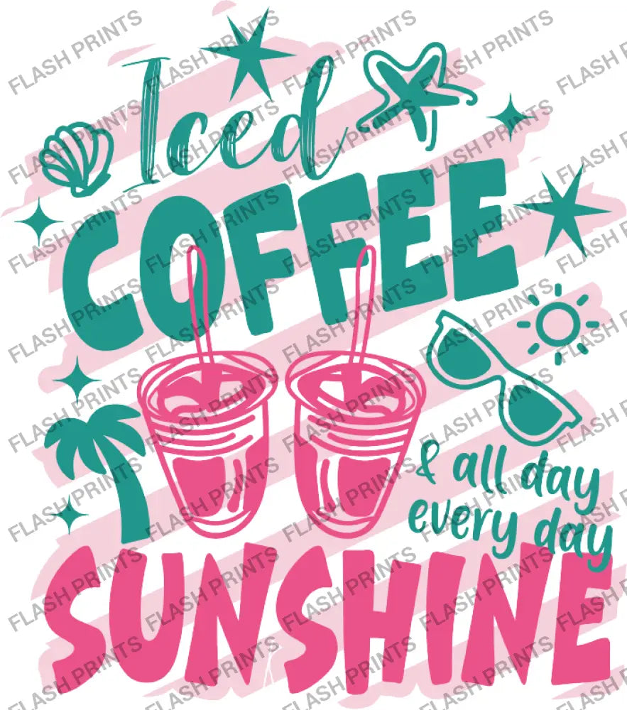 Iced Coffee And Sunshine - Adult