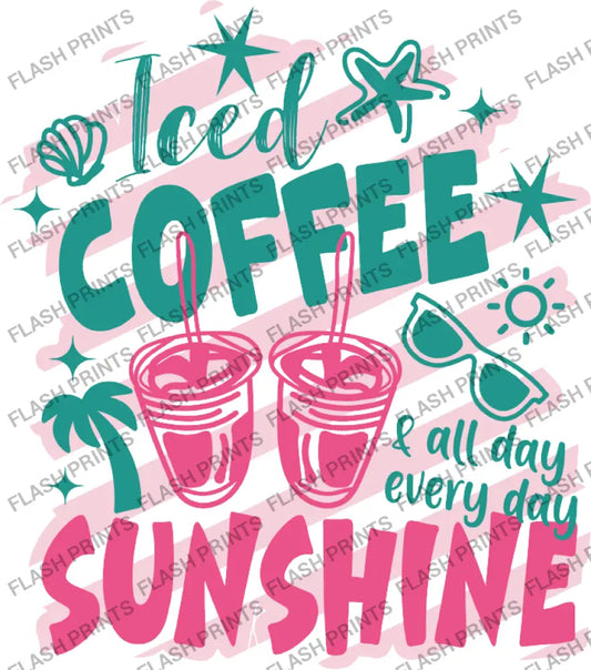 Iced Coffee And Sunshine - Adult