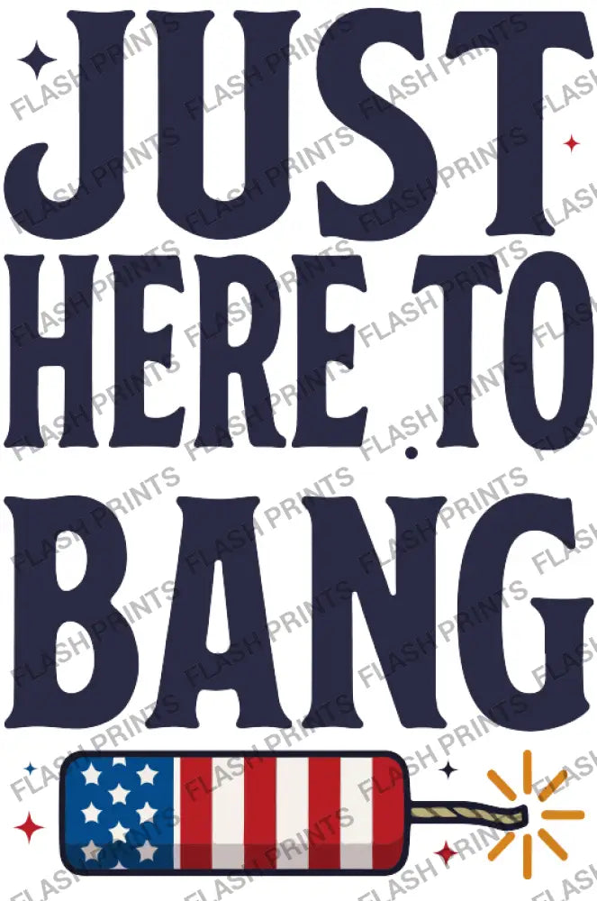 Just Here To Bang Firecracker - Adult