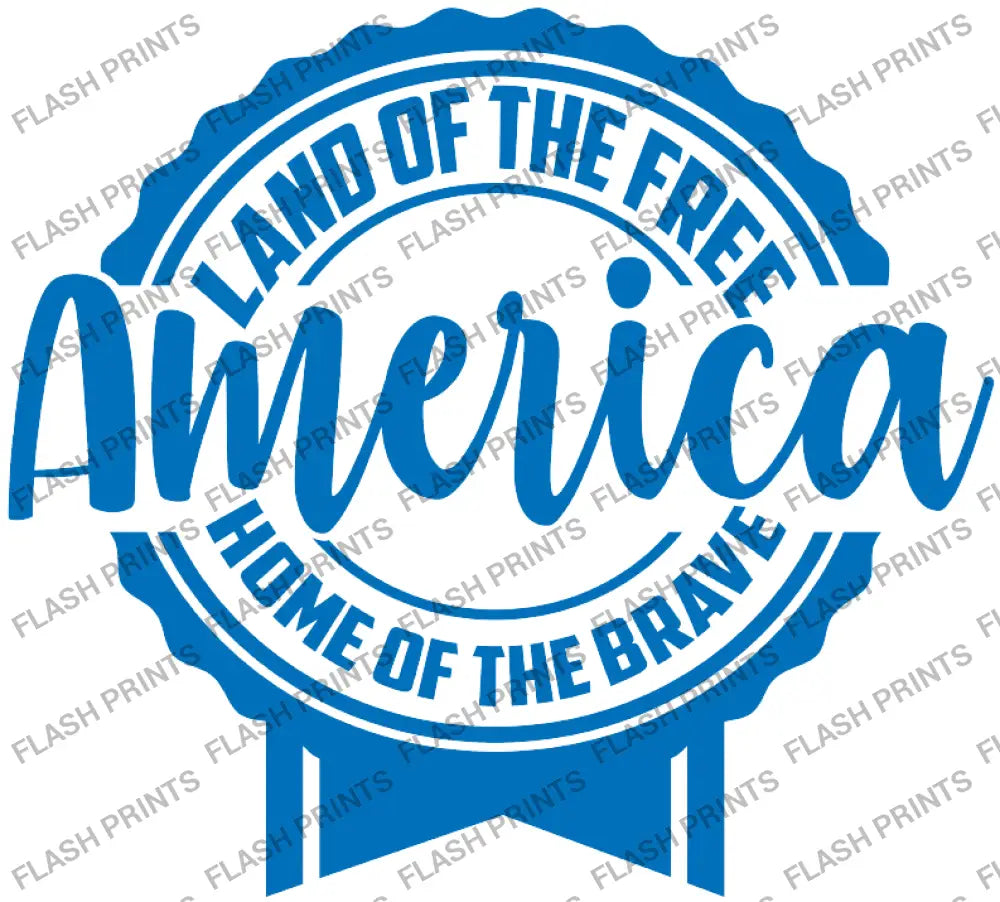 Land of the Free America Badge - Adult
