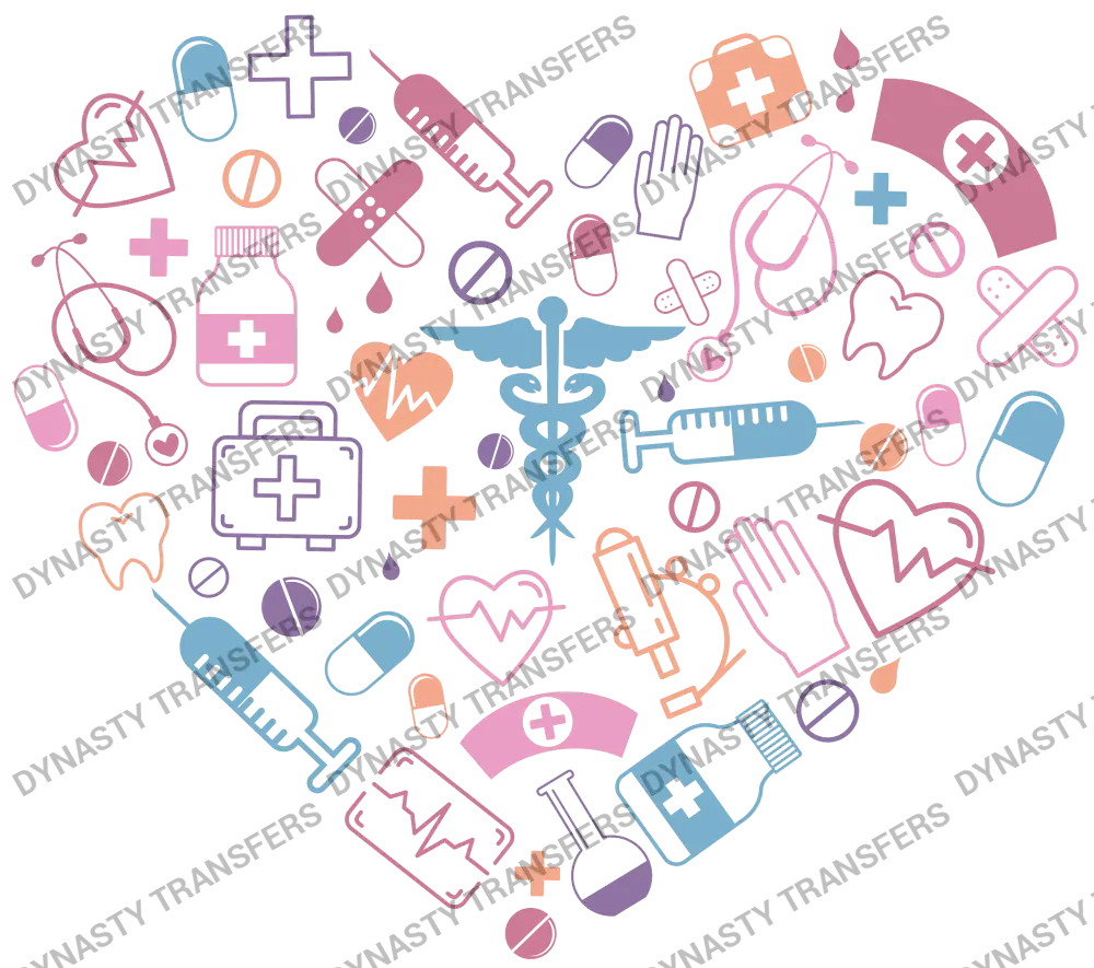 Nurse Collage Heart