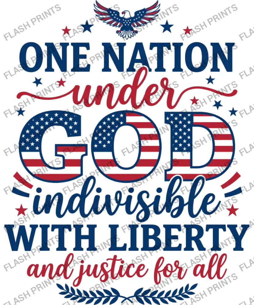 One Nation Under God Liberty - Adult