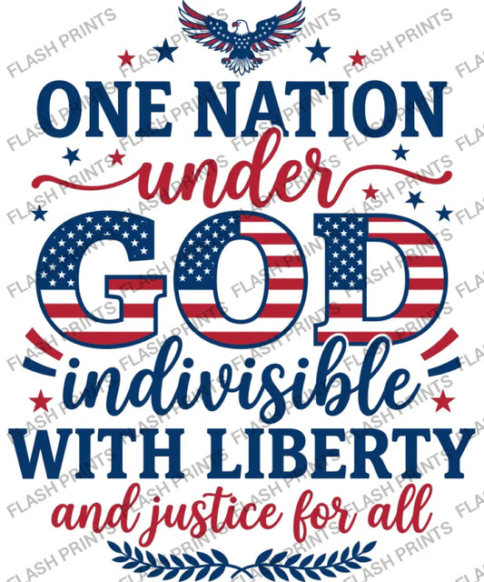 One Nation Under God Liberty - Adult