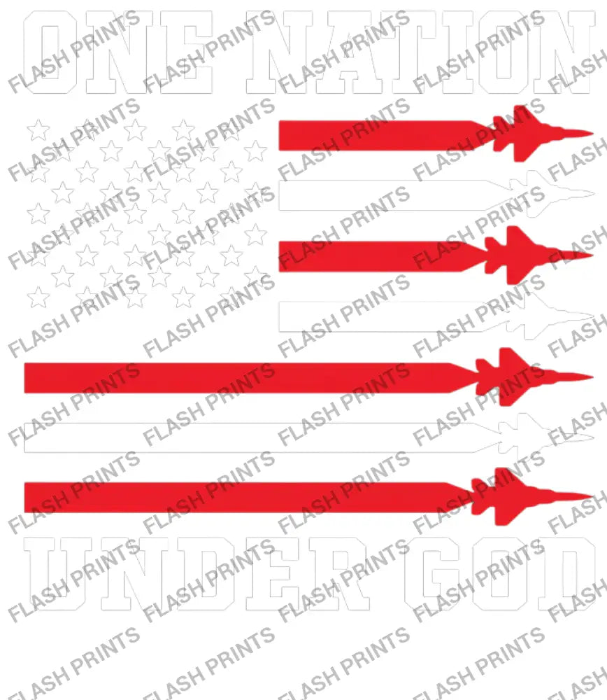 One Nation Under God Rockets - Adult