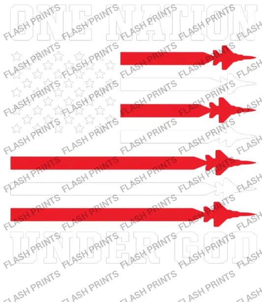 One Nation Under God Rockets - Adult