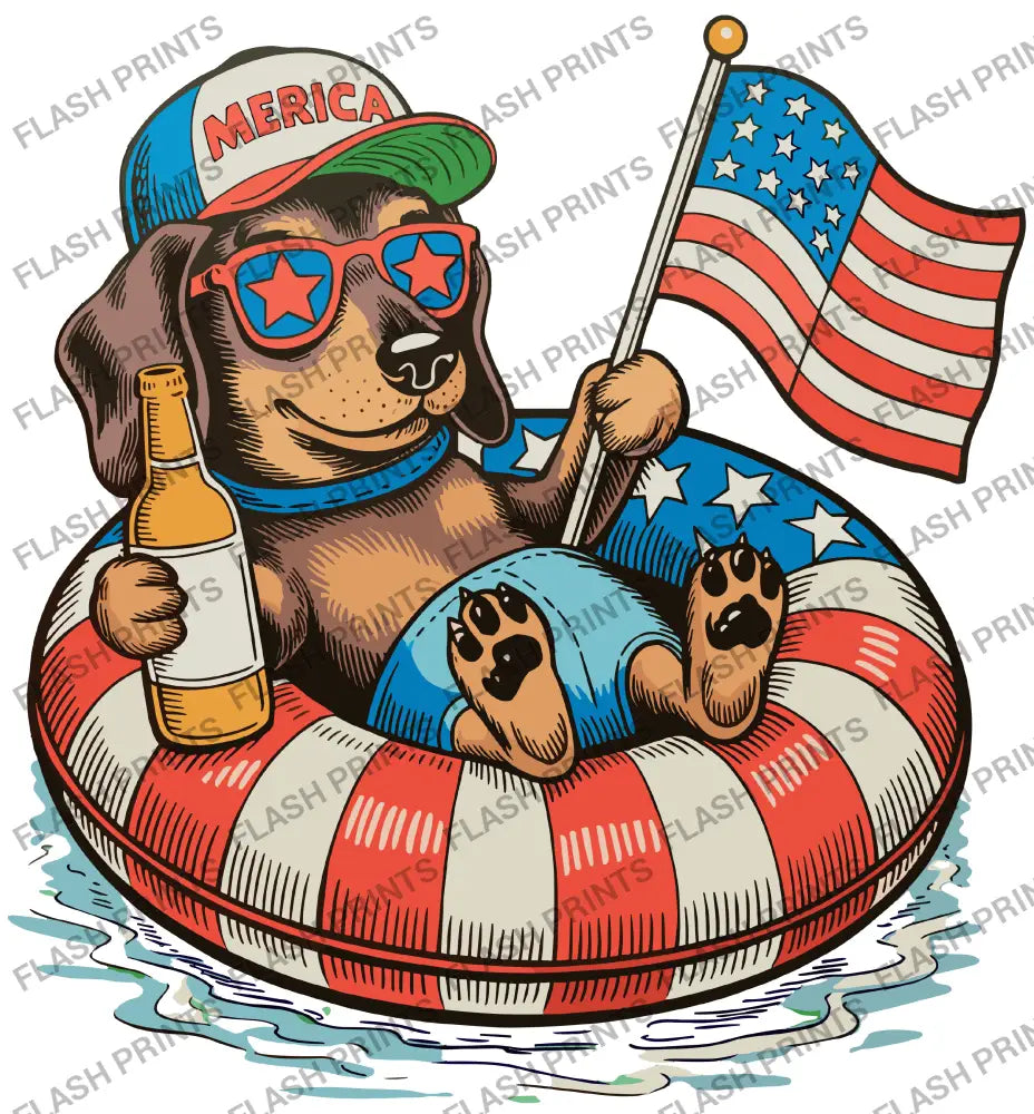 Patriotic Dachshund - Adult