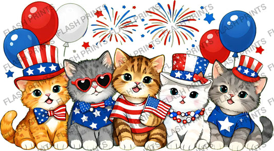 Patriotic Kitten Crew - Adult
