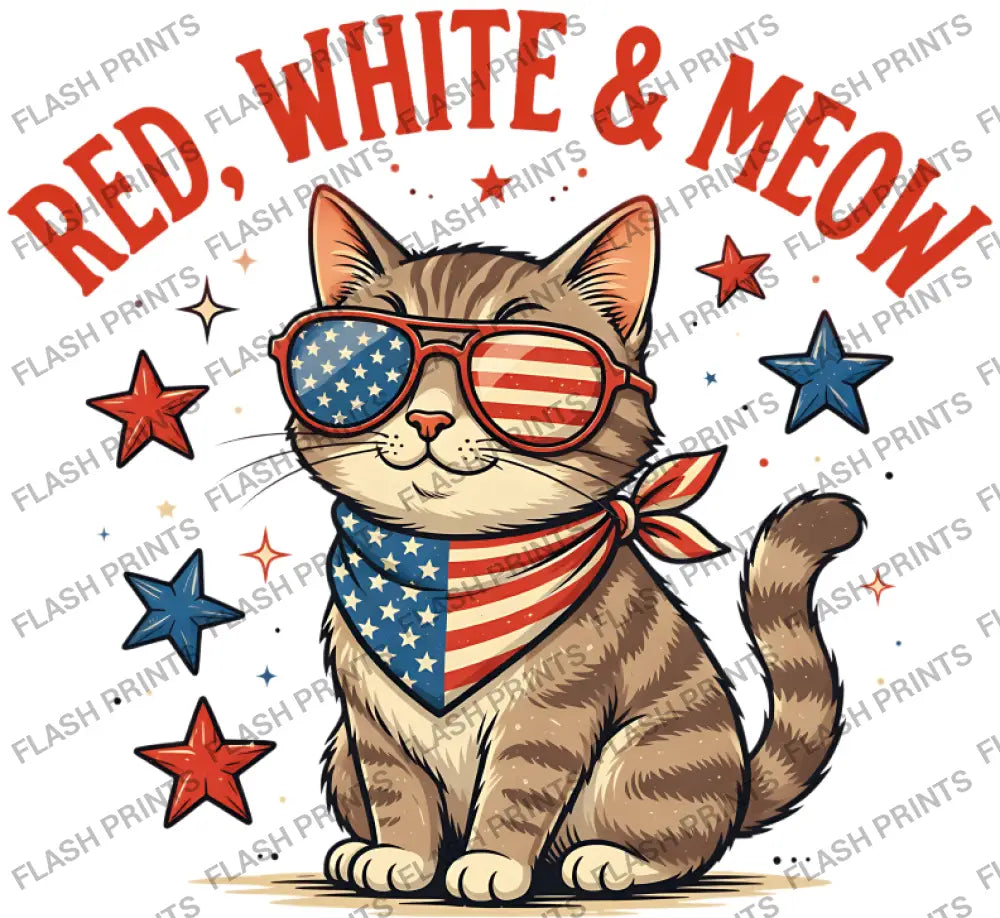Patriotic Meow Shades - Adult