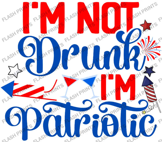 Patriotic Not Drunk - Adult