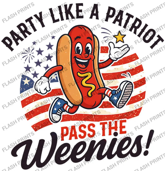 Patriotic Wiener Party - Adult