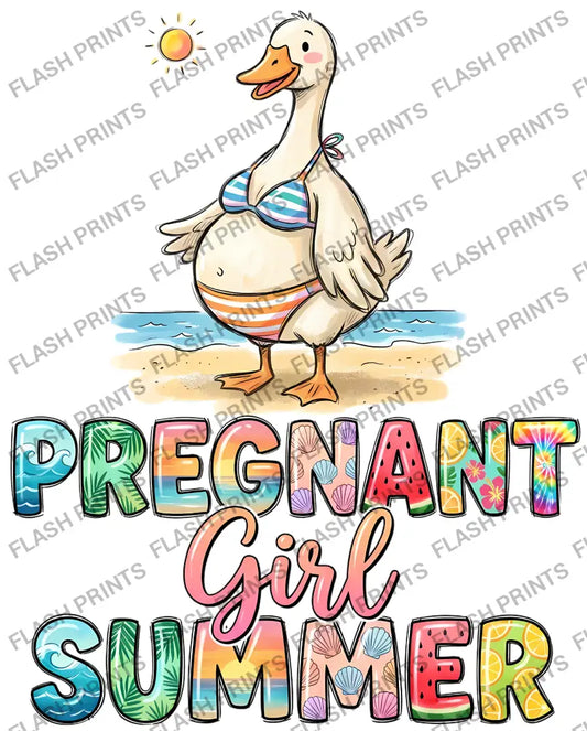 Pregnant Girl Summer - Adult