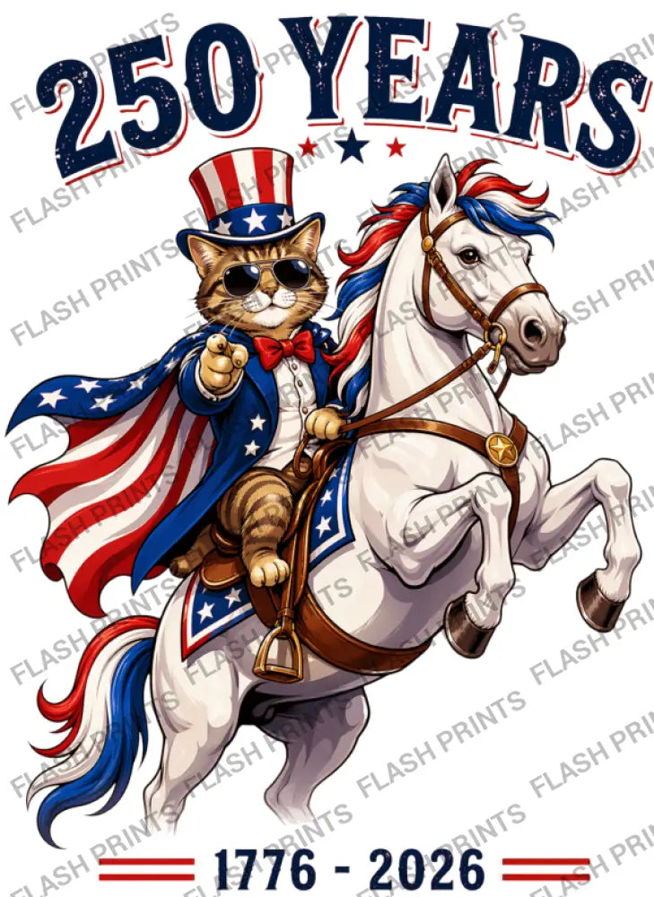 Purrfect Patriot 250 Years - Adult