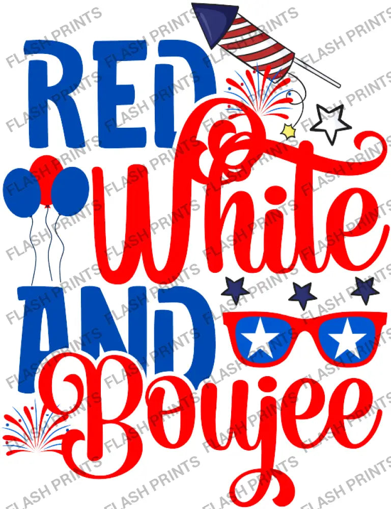 Red White and Boujee - Adult