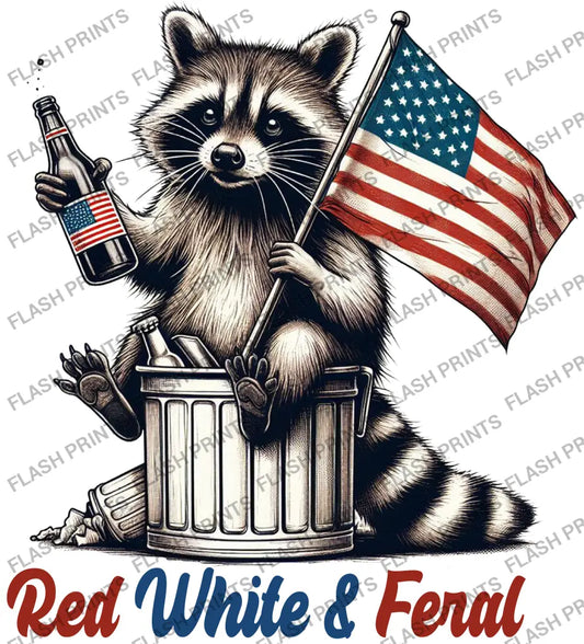 Red White And Feral - Adult
