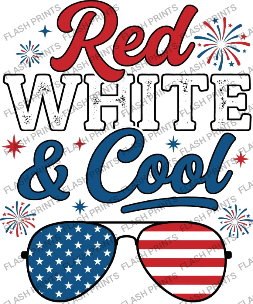 Red White & Cool - Adult