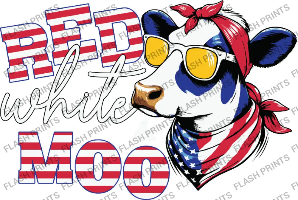 Red White & Moo - Adult