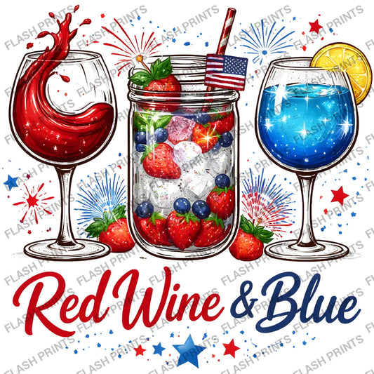 Red Wine And Blue - Adult