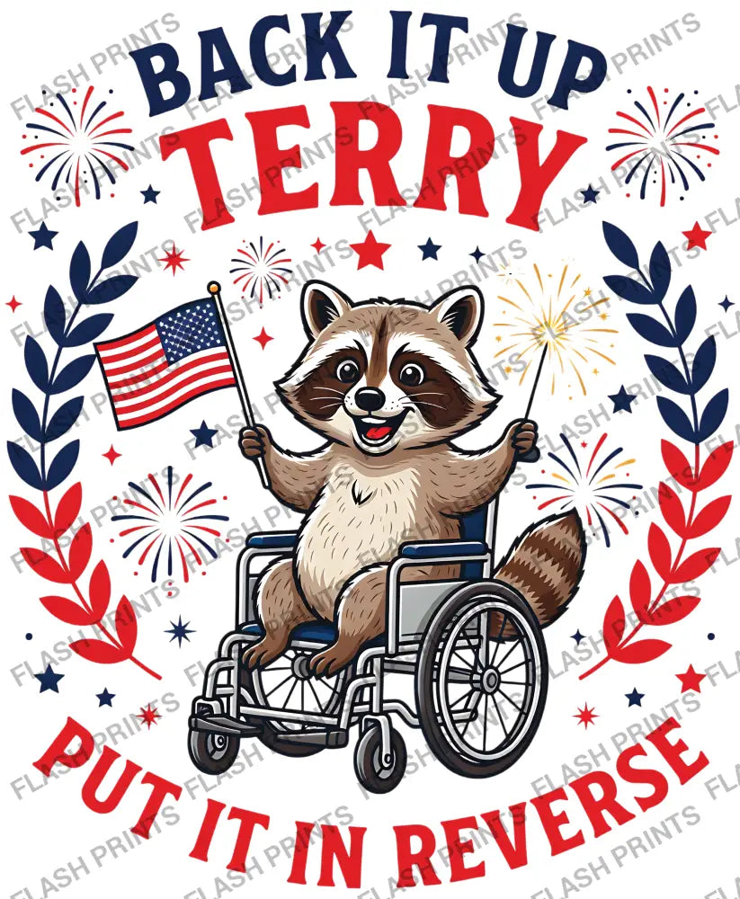 Reverse Terry Freedom Raccoon - Adult