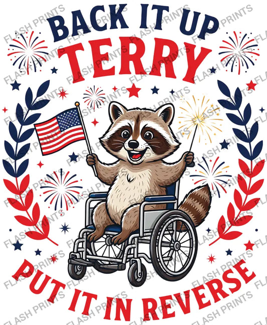 Reverse Terry Freedom Raccoon - Adult
